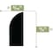 Ekena Millwork 3/4"H x 3/8"P x 96"L Shoe Moulding, PVC MLD01X00X96SHSWPV - alternate 4